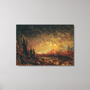 Toile Le feu