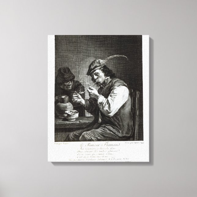 Toile Le fumeur flamand (Recto)