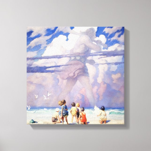 Toile "Le géant" Fairy Art par NC Wyeth (Recto)