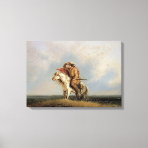 Toile Le Greenhorn perdu, perdu dans la prairie par Mill