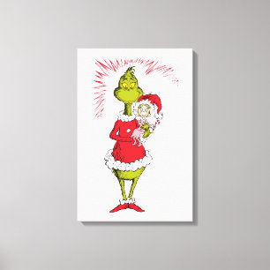Toile Le Grinch tient Cindy Lou Who