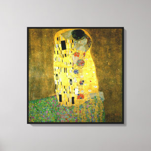 Toile Le ~ Gustav Klimt de baiser