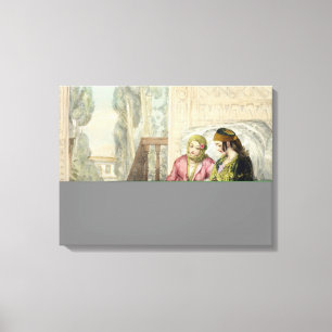 Toile Le Harem, plaque 1 de 'Illustrations de Constant