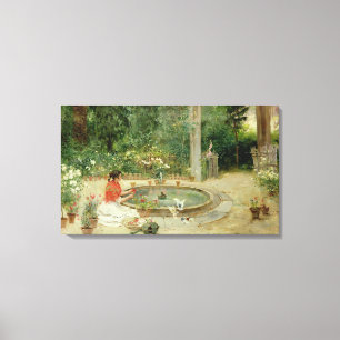 Toile Le jardin d'agrément, 1899 (huile sur la toile)