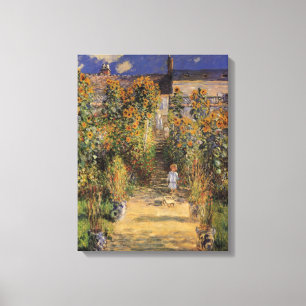 Toile Le jardin de l'artiste à Vetheuil par Claude Mone