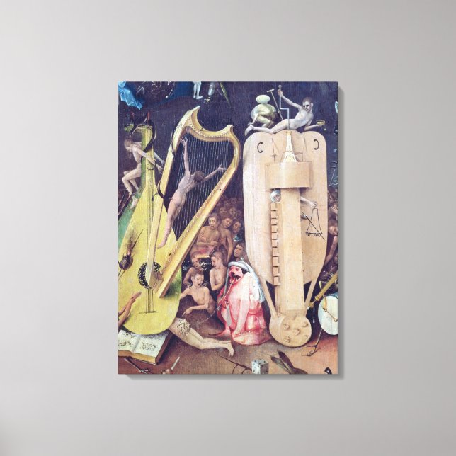 Toile Le jardin des délices terrestres (Recto)