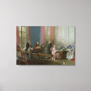 Toile Le Jeune Mozart au clavichord