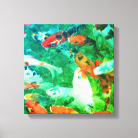 Le Koi Pond vert