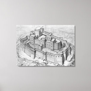 Toile Le Krak des Chevaliers, reconstruction