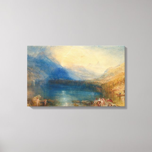 Toile Le lac de Zug Joseph Mallord William Turner (Recto)