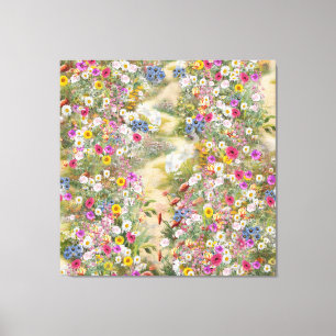 Toile le langage des fleurs