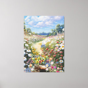Toile le langage des fleurs