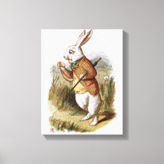 Toile Le lapin blanc - Alice au pays des merveilles