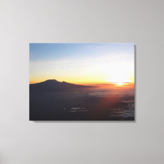 Toile Le lever du soleil du Kilimandjaro