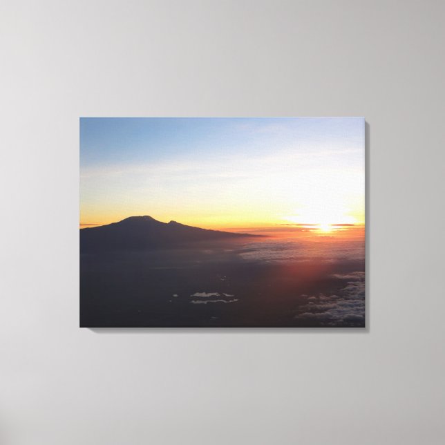 Toile Le lever du soleil du Kilimandjaro (Recto)