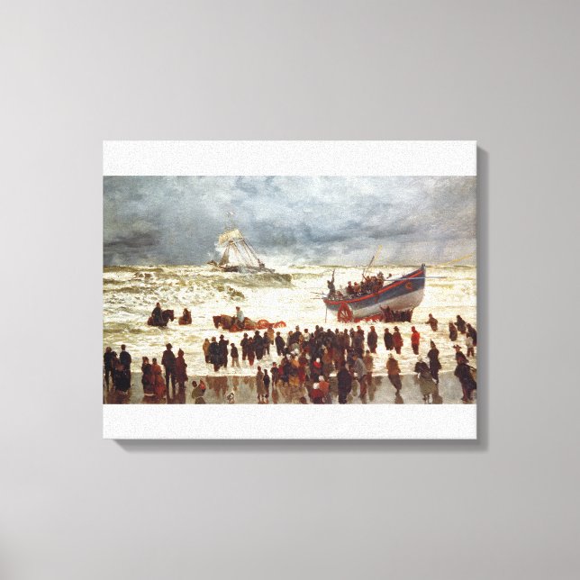 Toile Le Lifeboat, 1873 (Recto)