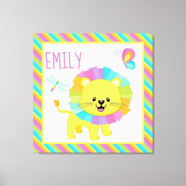 Toile Le Lion de Cute Kids (Recto)