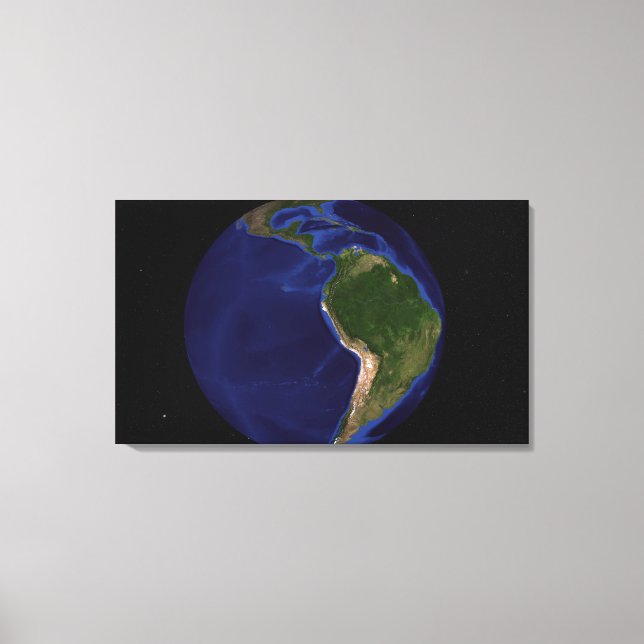Toile Le marbre bleu Nouvelle génération Terre 8 (Recto)