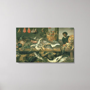 Toile Le marché aux poissons, 1618-21