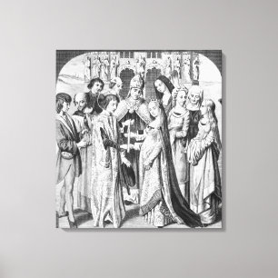 Toile Le mariage de Henri VI et Margaret d'Anjou