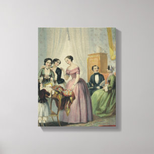 Toile Le Mariage Présente