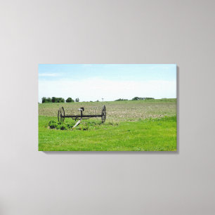 Toile Le Midwest, la photographie agricole