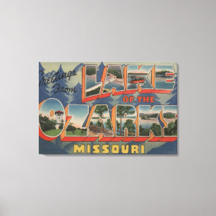 Toile Le Missouri - lac de l'Ozarks 2