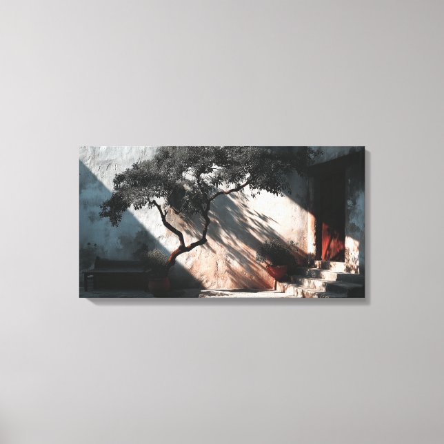 Toile Le moment de lumière du soleil Stretted Canvas Pri (Recto)