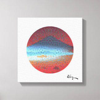 Toile Le Mont Fuji blanc par Rofey