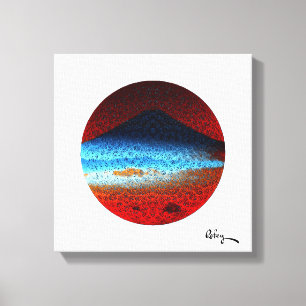 Toile Le Mont Fuji II par Rofey