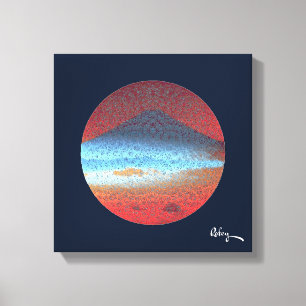 Toile Le Mont Fuji par Rofey