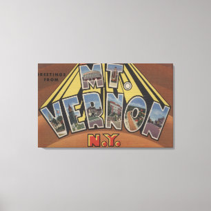 Toile Le Mont Vernon, New York - grandes scènes de