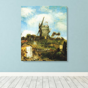 Toile Le Moulin de la Galette par Vincent van Gogh