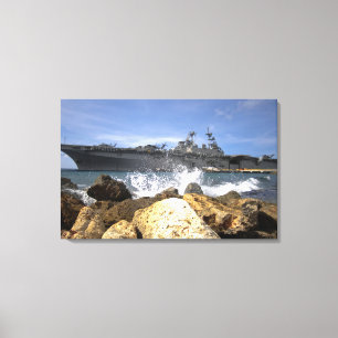 Toile Le navire d'assaut amphibie USS Kearsarge