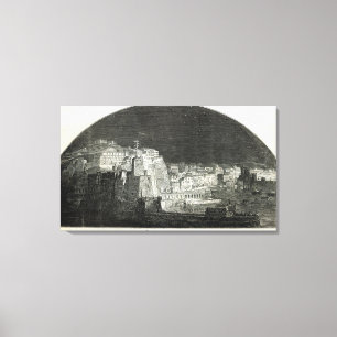 Toile Le nouveau panorama de Naples de Burford par Moonl