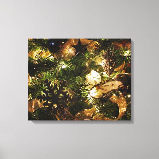 Toile Le papillon de Noël (Recto)