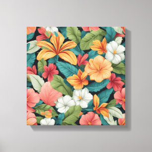 Toile Le paradis tropical vibre Motif sans couture