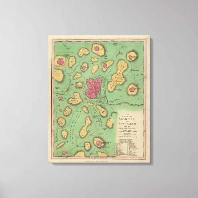 Toile Le Pays De Moriah Ou Jérusalem (Recto)