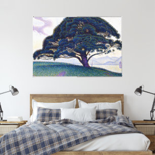 Toile Le pin Bonaventure, peinture à l'huile, Paul Signa