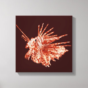 Toile Le poisson-Lion