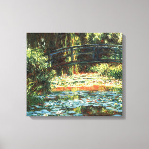 Toile Le Pont sur le bassin aux nymphéas de Claude Monet