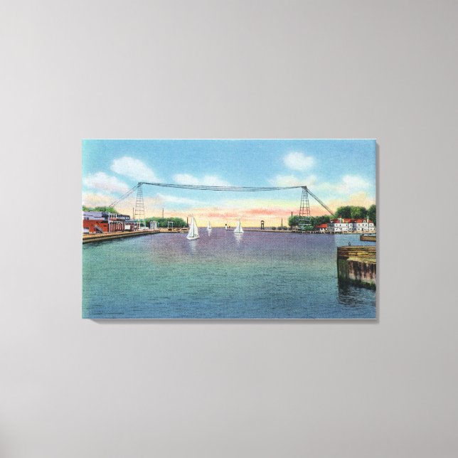 Toile Le port de Rochester et la milice navale NY (Recto)