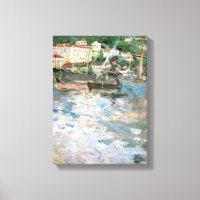 Le Port, Nice par Berthe Morisot, Vintage Fine Art