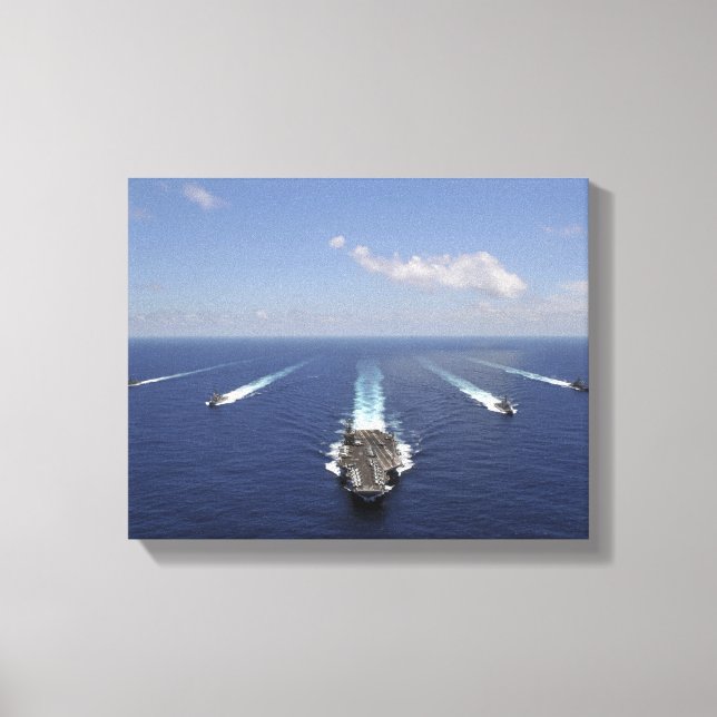 Toile Le porte-avions USS Abraham Lincoln (Recto)