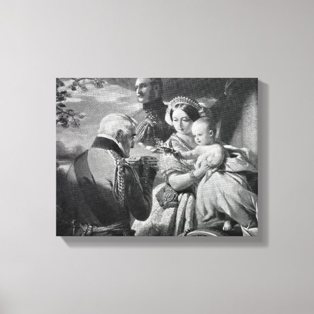 Toile Le premier mai 1851, gravé par Werner (Recto)