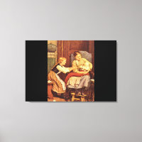 Le premier sourire', Albert Anker_Groupes et figur