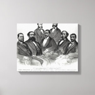 Toile Le premiers sénateur et représentants colorés