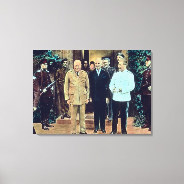 Toile Le président Truman et Joseph Staline (Recto)