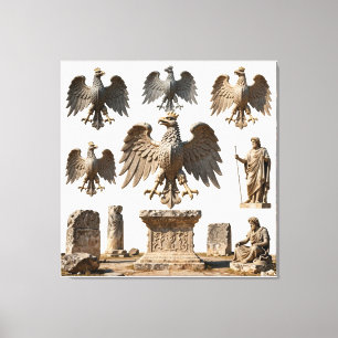 Toile Le Retable de l'Aigle Souverain