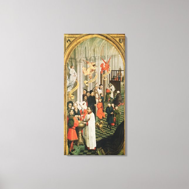 Toile Le Retable des Sept Sacrements (Recto)